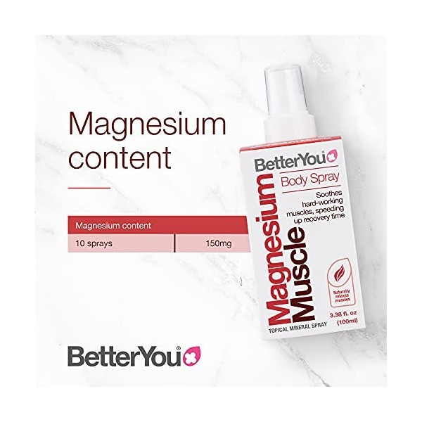 BetterYou Magnésium Oïl Muscle Spray 100 ml