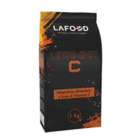 Lafood Acide Ascorbique E300 - Vitamine C - 1 kg -NO OGM- Glutin Free