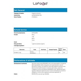 Lafood Acide Ascorbique E300 - Vitamine C - 1 kg -NO OGM- Glutin Free