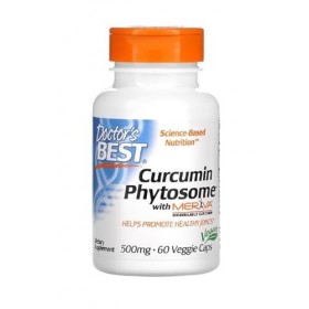 Doctors Best Curcumine Phytosome with Meriva, 500mg, 60 vcaps, antioxydant pour la santé cellulaire