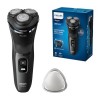 Philips Electric Shaver Series 3000 - rasoir électrique Wet & Dry pour hommes avec technologie SkinProtect, couleur Lune fonc