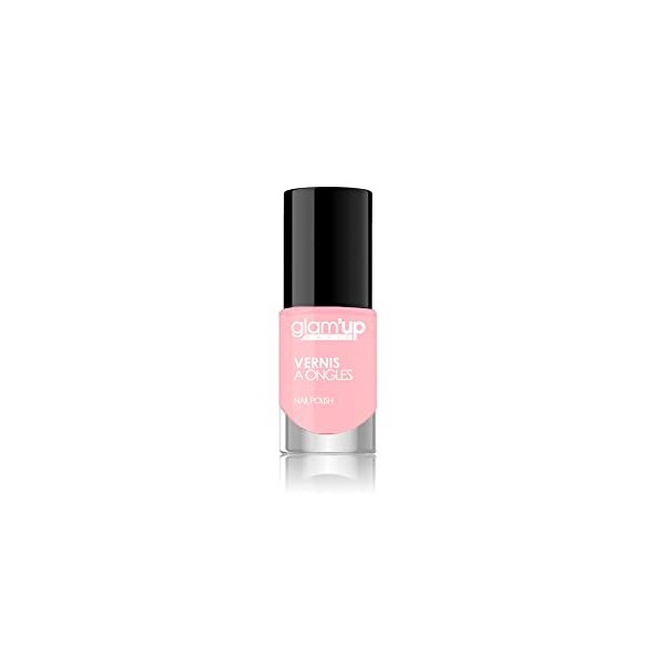 GlamUp Paris - Vernis à Ongles - Ultra Brillance - Longue Tenue - Séchage Rapide - N°102 - Beige Naturel Rosé