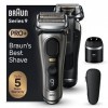 Braun Series 9 PRO+ 9565cc, Rasoir Électrique Pour Homme, 5 Éléments De Rasage, Tondeuse De Précision Intégrée, Station Smart