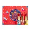 Lot de 7 rouges à lèvres mats, en velours mat, hydratant, style chinois, avec coffret cadeau sculpté de style chinois, étanch