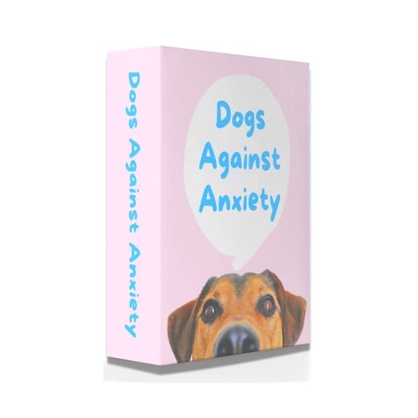 Catchyourdreams Dogs Against Anxiety Cards – 50 cartes pour lestime de soi et le stress, Affirmations pour lanxiété émotion