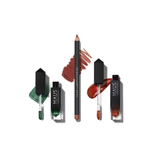 Haus Laboratories By Lady Gaga: Kit De Maquillage Comprenant Un Sac, Un Fard À Paupières Liquide, Un Crayon À Les Lèvres Et U