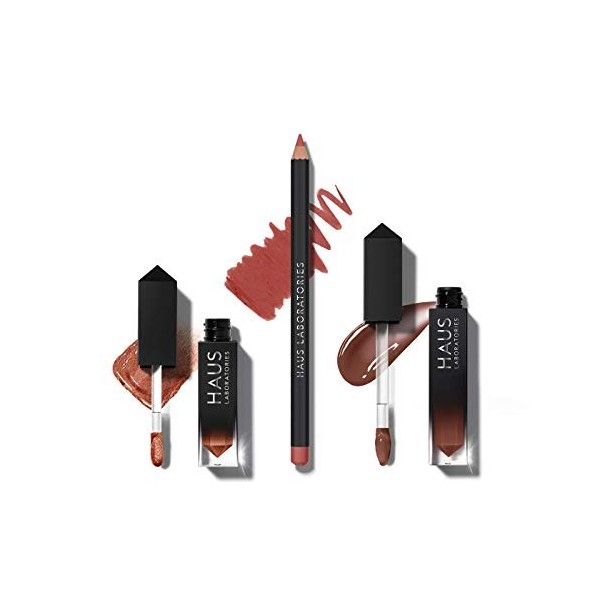 Haus Laboratories By Lady Gaga: Kit De Maquillage Comprenant Un Sac, Un Fard À Paupières Liquide, Un Crayon À Les Lèvres Et U