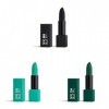 3INA MAKEUP - The Lipstick 900 + The Lipstick 793 + The Lipstick 734 - Noir - Turquoise - Vert - Rouge à Lèvres avec Vitamin 