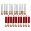 TOYANDONA Lot de 20 mini tubes vides rechargeables en forme de crayon pour gloss à lèvres - Flacons portables pour baume à lè