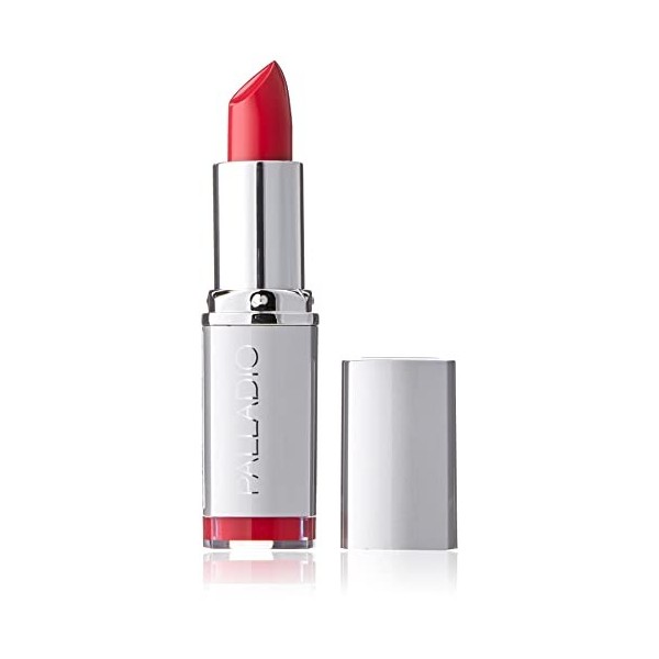 Palladio Rouge à lèvres Herbal, Rouge à lèvres riche en pigments et crémeux, Infusé dAloe Vera, de Camomille et de Ginseng, 