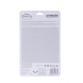 Lip Smacker Disney Princess Lip Gloss Set, Colorful Make-up Giftset for Kids Including 4 Shiny Lip Glosses and a Zippered Pou