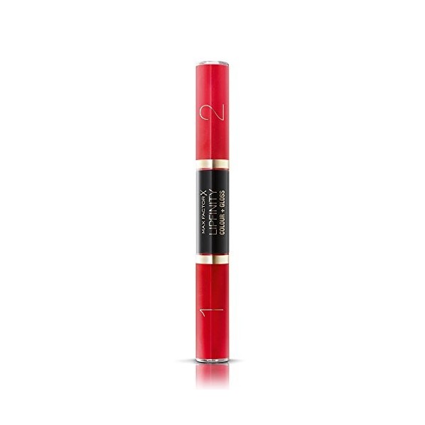 Max Factor Lipfinity Color & Gloss N°640 Grenadine durable Lot de 2