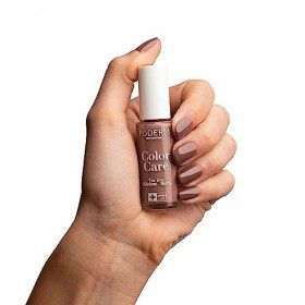 PODERM - LOT 2 PRODUITS | SOIN VERNIS PROFESSIONNEL | Base Coat Tenue Parfaite + Vernis TAUPE Tea Tree | Prévention & Traitem
