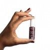 PODERM - LOT 2 PRODUITS | SOIN VERNIS PROFESSIONNEL | Top Coat Brillant Longue Tenue + Vernis ROUGE NOIR Tea Tree | Préventio