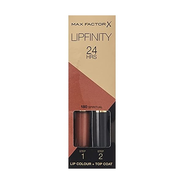 Max Factor Lipfinity Rouge à Lèvres 180 Spirituelle pour Femme 0.14 oz 4.14 ml