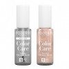 PODERM - LOT 2 PRODUITS | SOIN VERNIS PROFESSIONNEL | Base Coat Tenue Parfaite + Vernis OR BRILLANT Tea Tree | Prévention & T