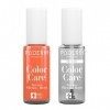 PODERM - LOT 2 PRODUITS | SOIN VERNIS PROFESSIONNEL | Top Coat Brillant Longue Tenue + Vernis MANGUE Tea Tree | Prévention & 