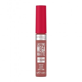 Rimmel London Lasting Mega Matte Rouge à lèvres liquide, longue tenue, hydratant, formule vegan - 110 - Blush, 7,4&nbsp;ml