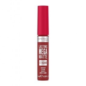 Rimmel London Lasting Mega Matte Rouge à lèvres liquide, longue tenue, hydratant, formule vegan - 500 - Fire Starter, 7,4&nbsp;ml