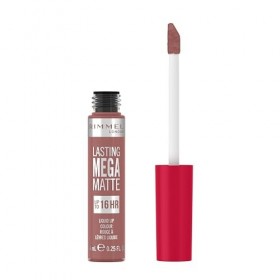 Rimmel London Lasting Mega Matte Rouge à lèvres liquide, longue tenue, hydratant, formule vegan - 709 - Strapless, 7,4 ml