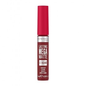 Rimmel London Lasting Mega Matte Rouge à lèvres liquide, longue tenue, hydratant, formule vegan - 930 - Ruby Passion, 7,4&nbsp;ml