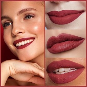 OULAC Encre à Lèvres Liquide Mate, Waterproof No Transfert Rouge à lèvres,Tenue Longue Durée, Haut pigmenté, résistant à la t