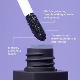 3INA MAKEUP - Vegan - The Longwear Lipstick 900 + The Automatic Lip Pencil 900 - Rouge à lèvres dune durée de 12H - Crayon L