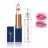 KTouler 1 rouge à lèvres en gelée de fleur de cristal + 1 coffret cadeau de maquillage à lhuile pour les lèvres, rouge à lèv