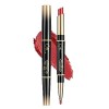 Rouge à LèVres Double TêTe Lipliner 2 En 1 Mat Surface Mate ImperméAble, Non DéColorant, AntiadhéSif Tasse Rouge à LèVres Cou