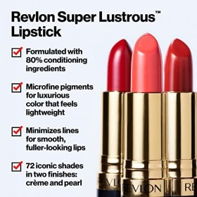 Revlon Super Lustrous Lipstick Creme Raisin Rage 630 0.15-Ounce