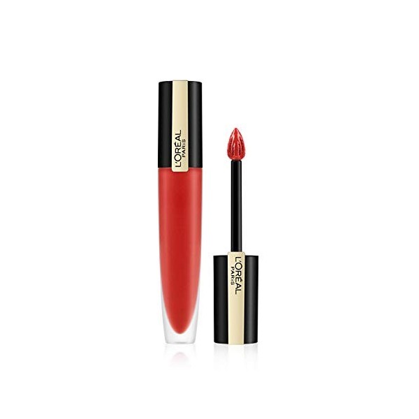 L’Oréal Paris – Encre à Lèvres Liquide Mate – Rouge Signature – Teinte : I dont, Rouge 113 – 7 ml