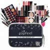 Kit Maquillage, 27 PièCes Coffret Maquillage Complet, Set De Maquillage Comprenant Palette Maquillage Yeux, Contouring Et Rou