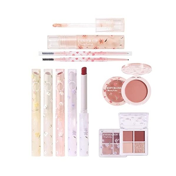 maquillage 8 en 1, étanche, maquillage complet pour femme, kit complet maquillage coréen durable, pour filles, femmes, débuta