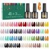 SINZONeu Vernis Semi Permanent-23 Vernis Manucure Nail Art Lot Vernis à Ongles Gel UV LED Nail Polish Soak Off 20 Couleurs Po