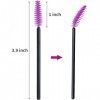 Lot de 200 brosses à cils jetables pour mascara, maquillage des cils pour lifting et extensions de cils