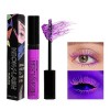 Mascara Couleur HOUSN Mascara Violet, Mascara Coloré Imperméable, Mascara Waterproof, Mascara Effet Faux Cils, 6 Couleurs Mas