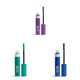 3INA MAKEUP - The Color Mascara 482 + The Color Mascara 793 + The Color Mascara 850 - Violet - Turquoise - Bleu - Mascara à l