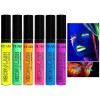 Mascaras, Mascara Coloré à Effet Volume et Longueur, UV Glow Color Mascara, idéal pour le maquillage de scène ou de costumes 