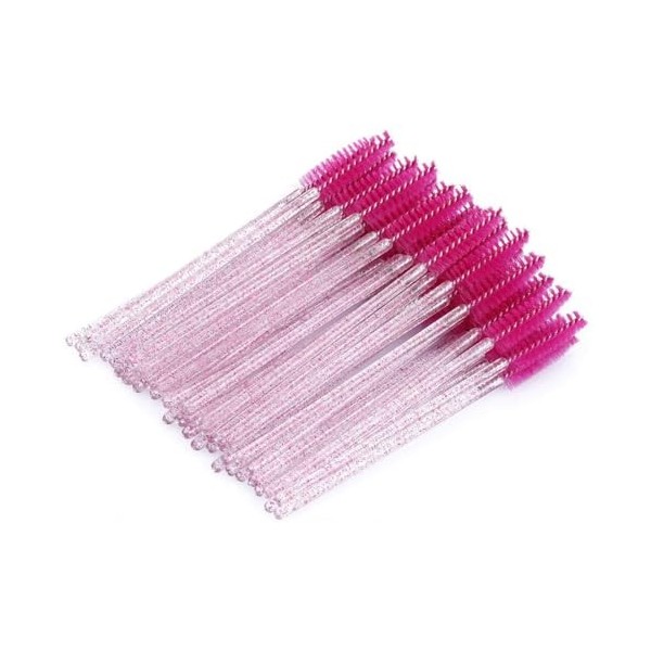 50 Pièce Brosse À Cils Jetable Brosse À Cils Brosse À Sourcils Outil De Maquillage Mascara Pinceau À Sourcils Applicateur Poi