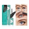 Mascara à Cils Noir Liquide, Extensions de Cils Imperméables Volumineux Allongées Définissant, mascara volume Bouclant Longue