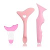 3pcs Pochoir pour Les Yeux, Silicone Souple Guide Maquillage des Yeux Applicateur Multifonctionnel Mascara Shield Pochoirs de