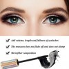 4D Silk Fiber Lash Mascara,Waterproof Mascara, Lntense Length, Natural Abundance，Lasts All Day Long Without Losing Makeup,Las