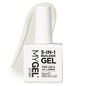 Mylee Gel Builder de renforcement 5-en-1 15ml, Vernis à Ongles UV/LED Ongles forts et résistants, Capsules et Extensions, pou