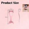 1 pochoir eyeliner pour les yeux, applicateur de mascara, applicateur de mascara, tampon de protection, outil de guide de pro