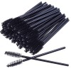 Lot de 50 brosses à cils jetables pour mascara - Baguettes magiques - Applicateur de cils - Sourcils - Kit doutils de maquil