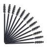 Lot de 50 brosses à mascara jetables pour extensions de cils noir + rose 