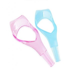 Gabarit pour Les Cils, Outil Guide dapplication de Mascara 3 en 1, Peigne de Maquillage pour Les Cils, Applicateur de Mascar