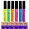 UV Glow Color Mascara 6 couleurs Mascara 4d Mascara longue durée, anti - application, volumineux et attrayant idéal pour le m