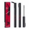 Mascara waterproof 2 en 1, petite brosse pour cils fins et courts, effet naturel dallongement et dépaississement, cils extr