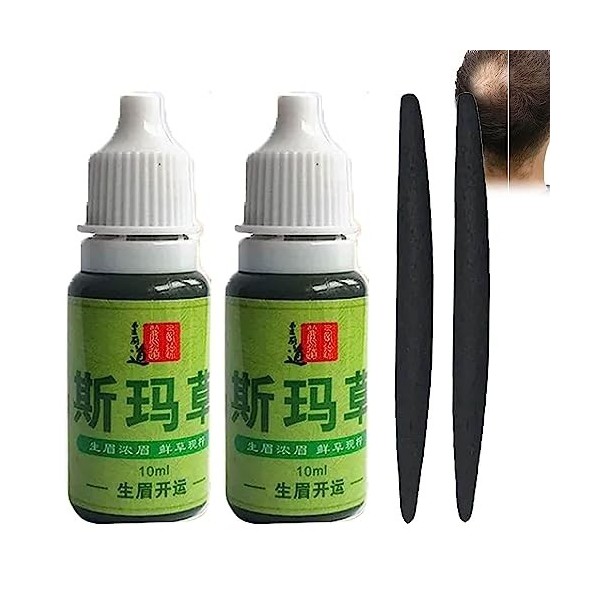 Smaworld Eyebrows Growth and Good Luck - Hair Growth Liquid,Pure USMA Grass Juice Hair Growth Liquid,USMA Grass Hair Care Cil